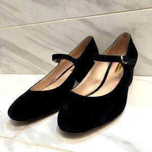Louise et Cie Black Suede Mary Janes